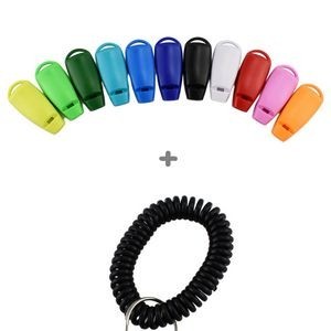 Whistle Pet Training Sound Clicker With Wrist Band 5