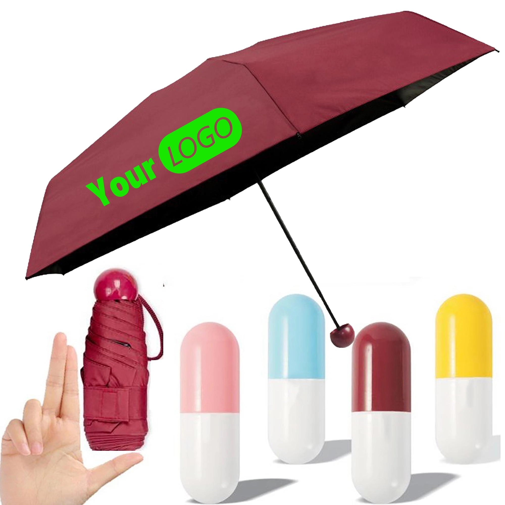 MOQ 50 Mini Portable Umbrella 6