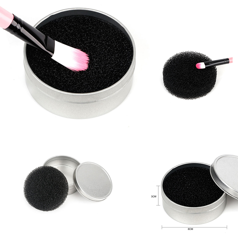 Makeup Brush Cleaning Box Eyeshadow Brush Cleaning Case 2