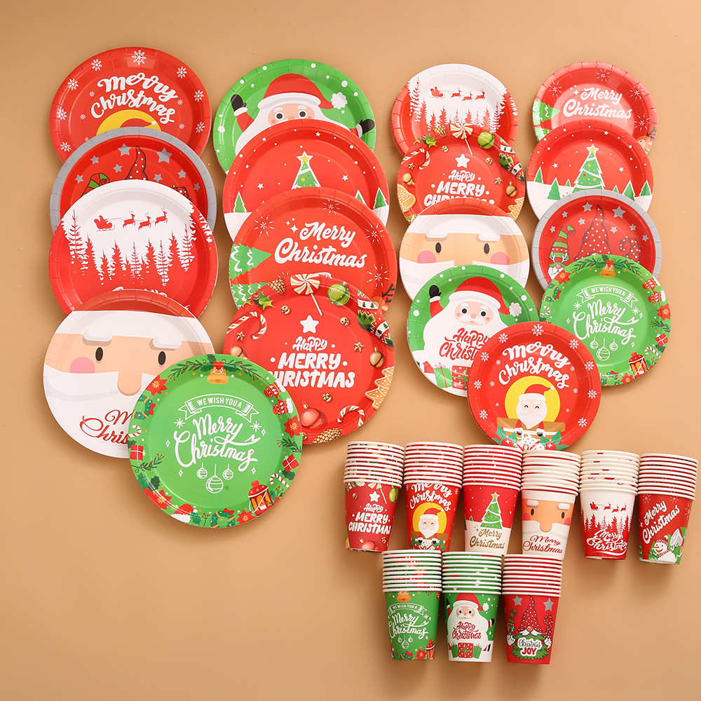 7'' Christmas Paper Plate 2