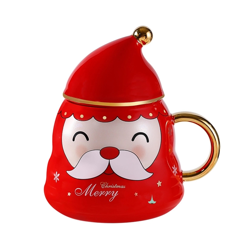 Christmas Hat Shaped Coffee Ceramic Mug 5