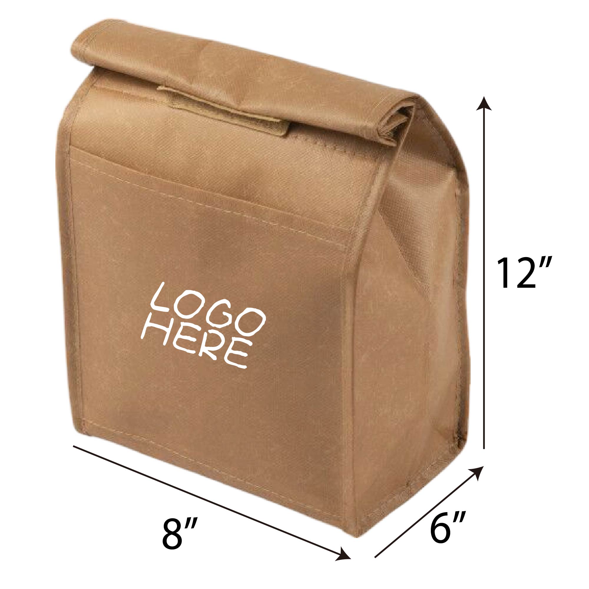 Brown Paper Bag 6-Can Lunch Cooler 3