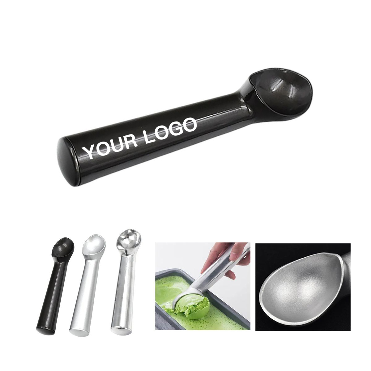 Heavy Duty Aluminum Scoop for Frozen Desserts 2