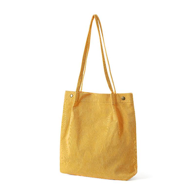 Portable Corduroy Tote Bag 3