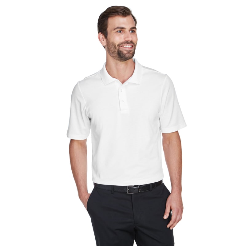 Devon & Jones CrownLux Performance™ Men's Tall Plaited Polo 3