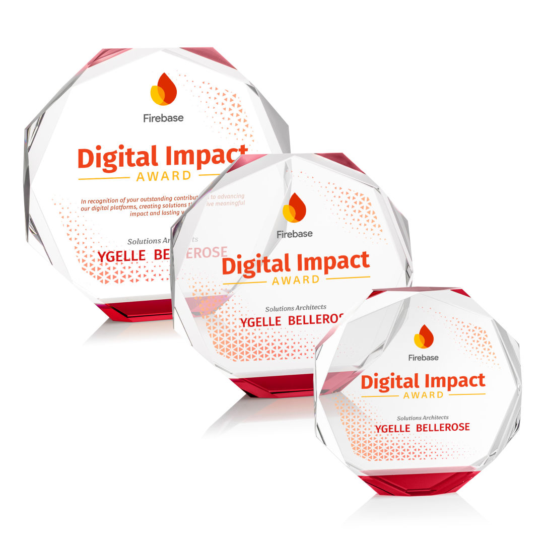 Acadian VividPrint™ Award - Red