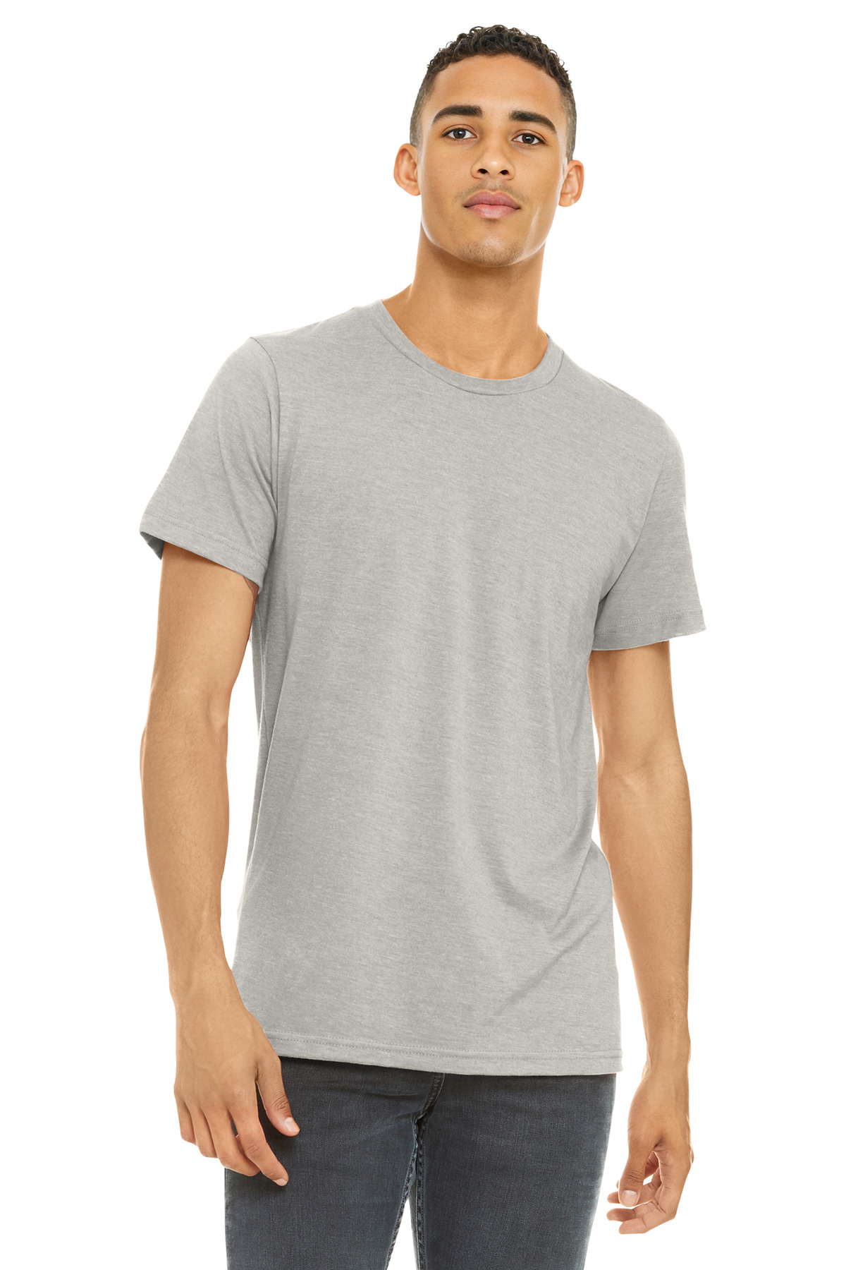 BELLA+CANVAS Unisex Heather CVC Short Sleeve Tee. BC3001CVC 284