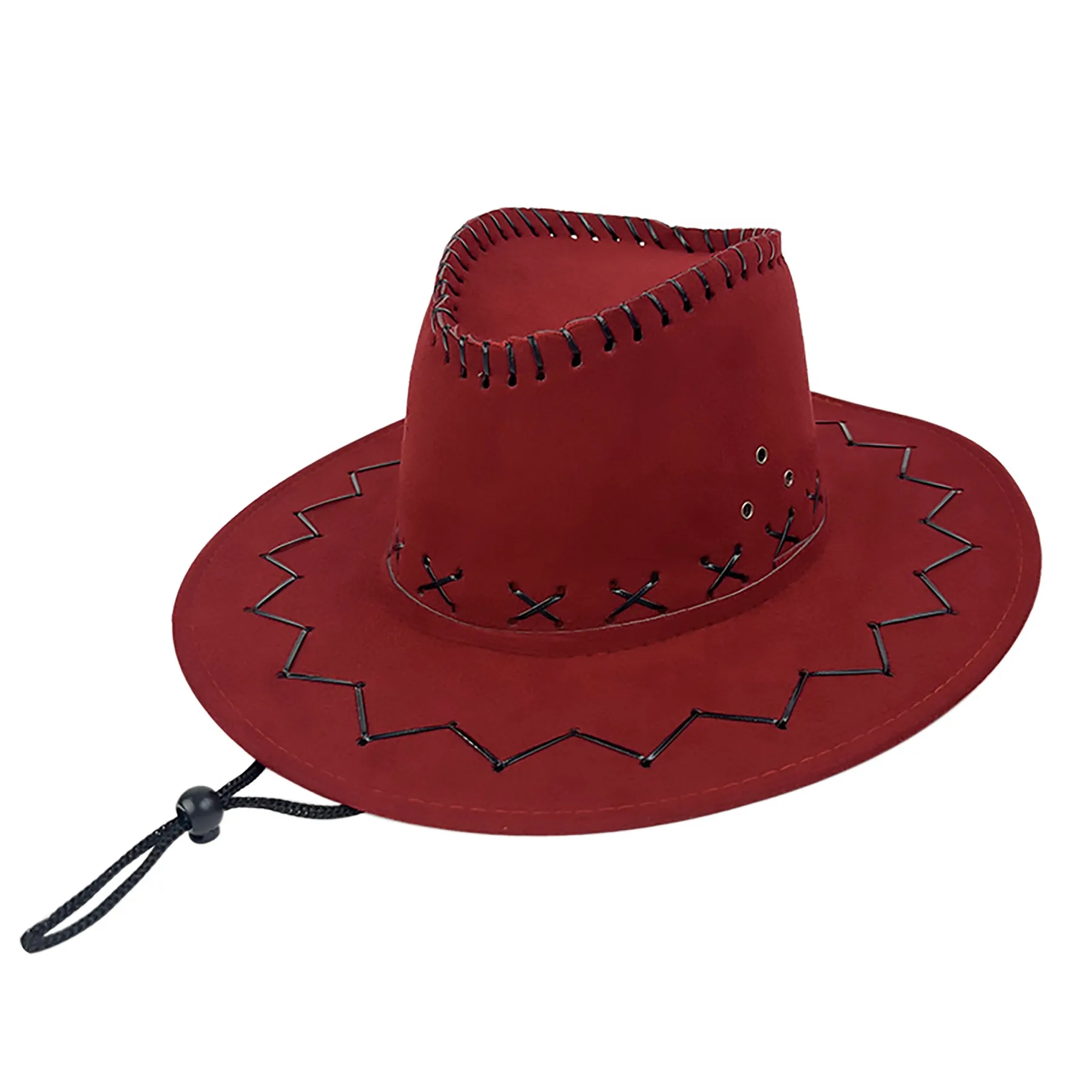Suede Outdoor Sunscreen Cowboy Hat 2