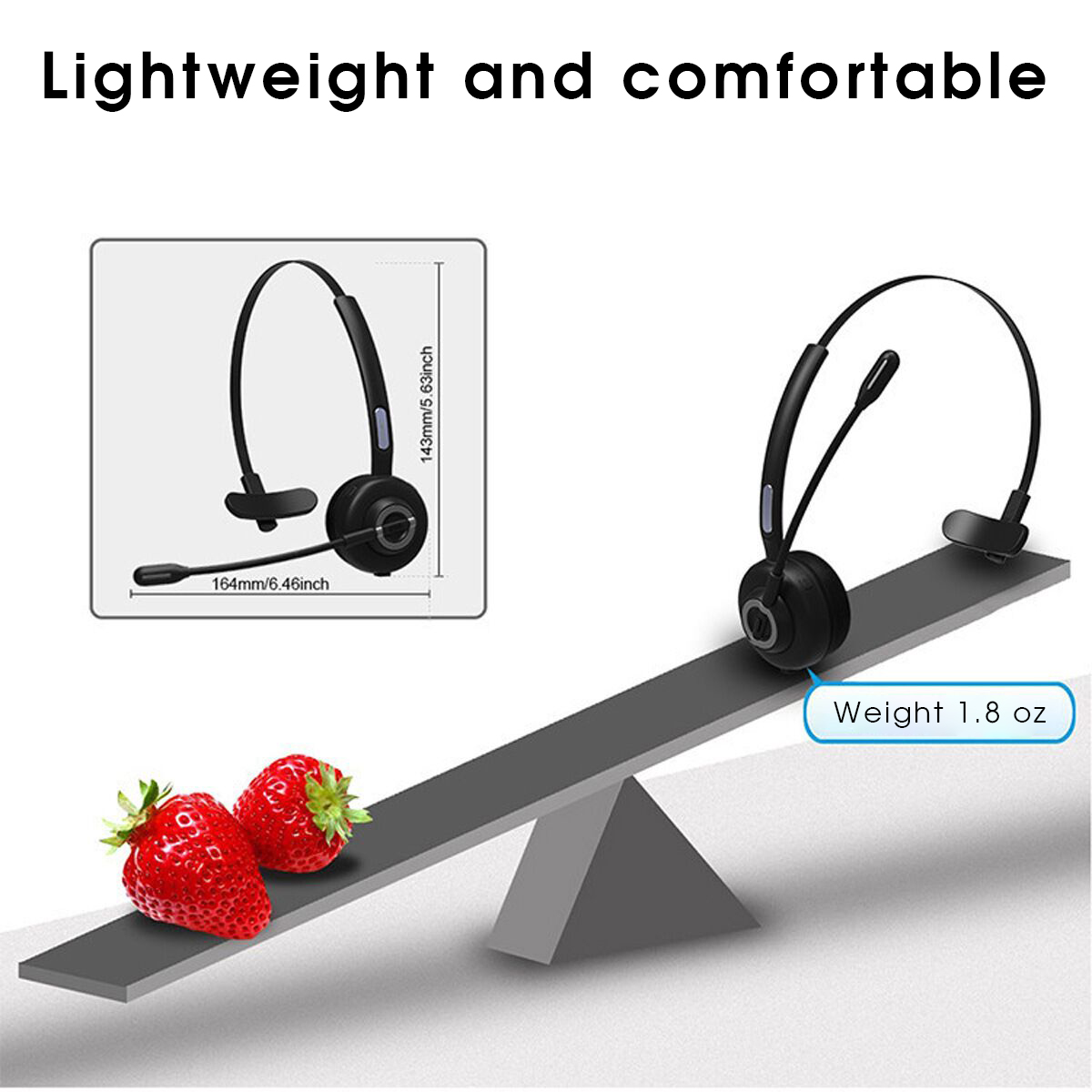 PulsePods Noise Canceling Wireless Bluetooth Headset With Mic And Char 10