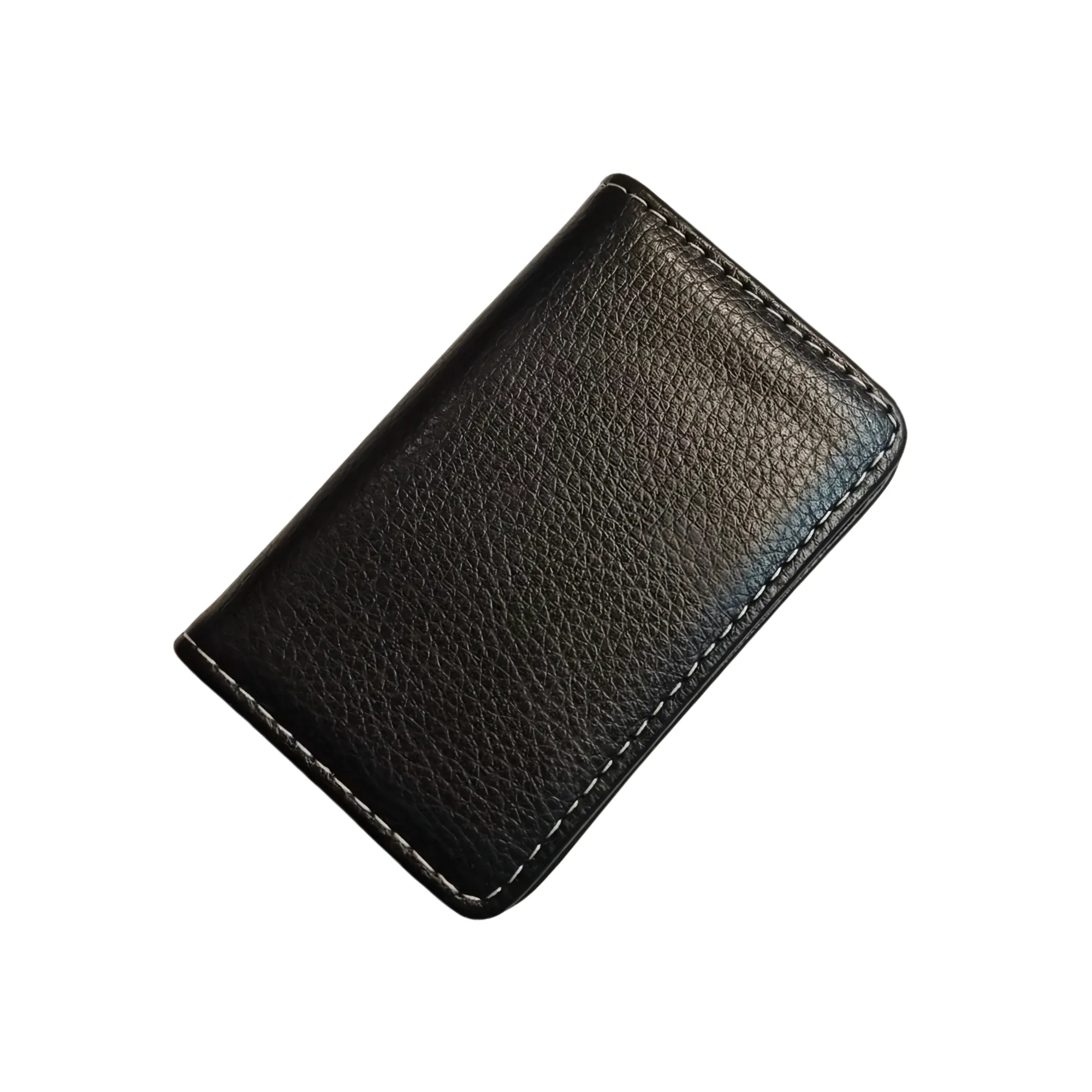 PU Leather Business Card Holder With Magnetic Flap 5