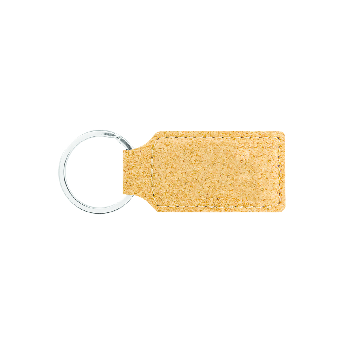 Cork Rectangle Keychain 3