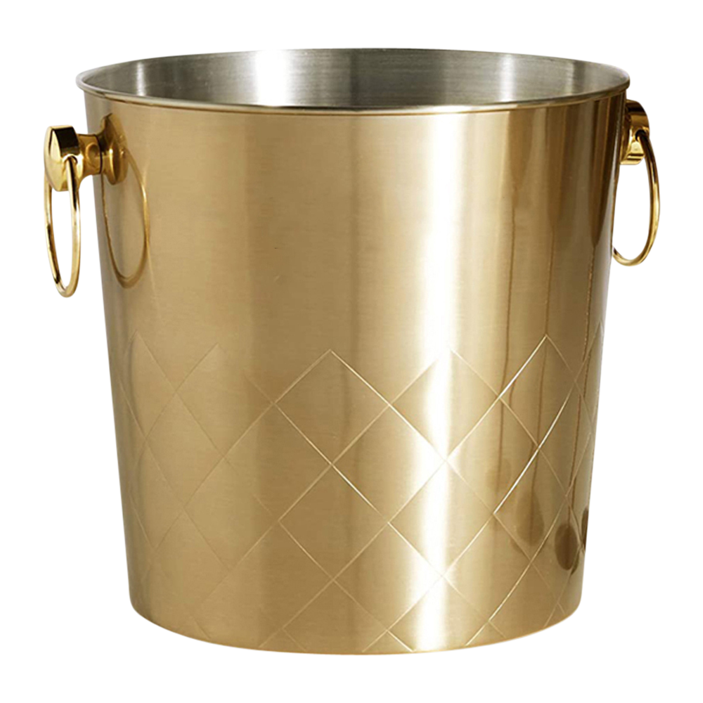Diamond Stainless Steel Ice Bucket 6