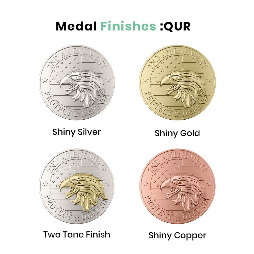 Custom 2D Die Struck Mint Coins 2.25" 14