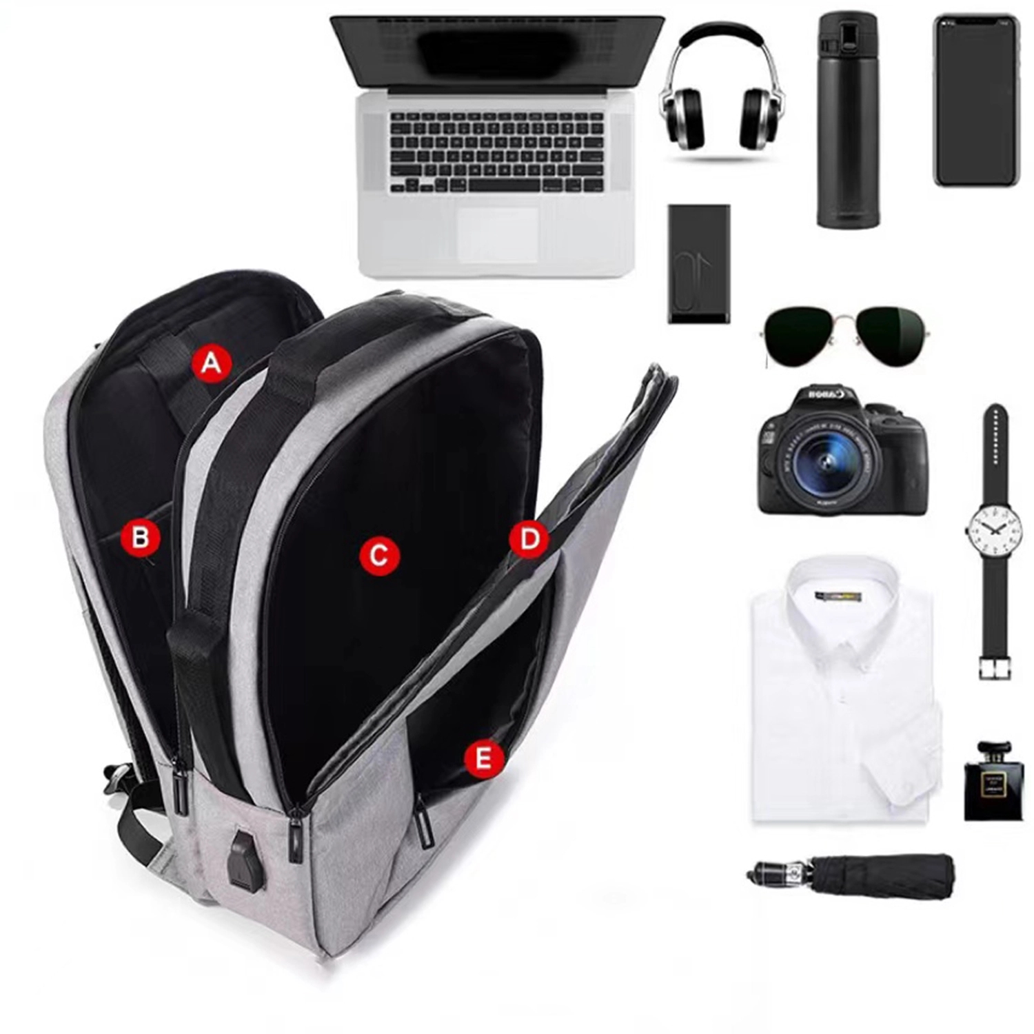 14 In Expandable Laptop Backpack 9