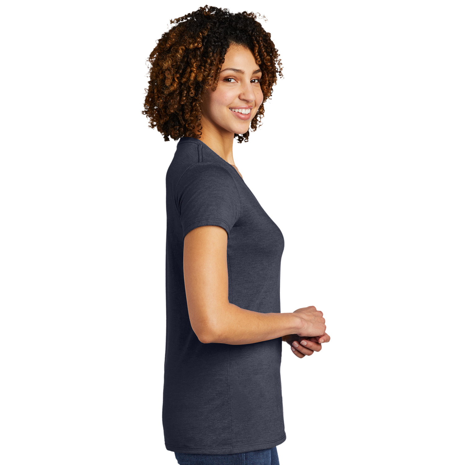 Allmade® Women's Tri-Blend V-Neck Tee 3