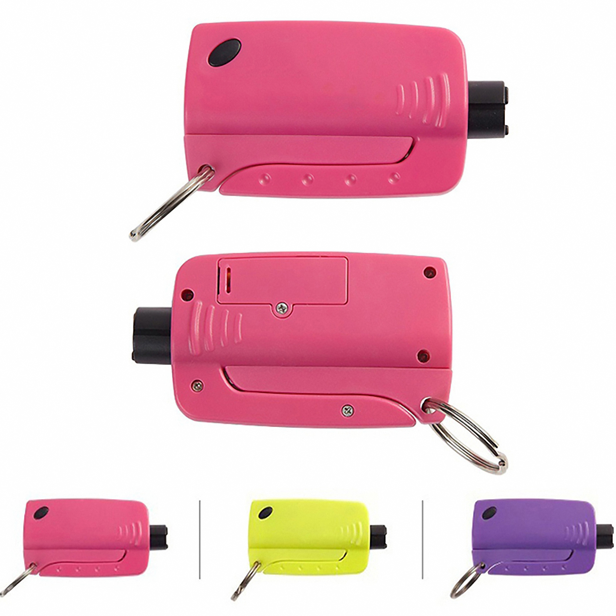 Mini LED Emergency Hammer with Keychain 6