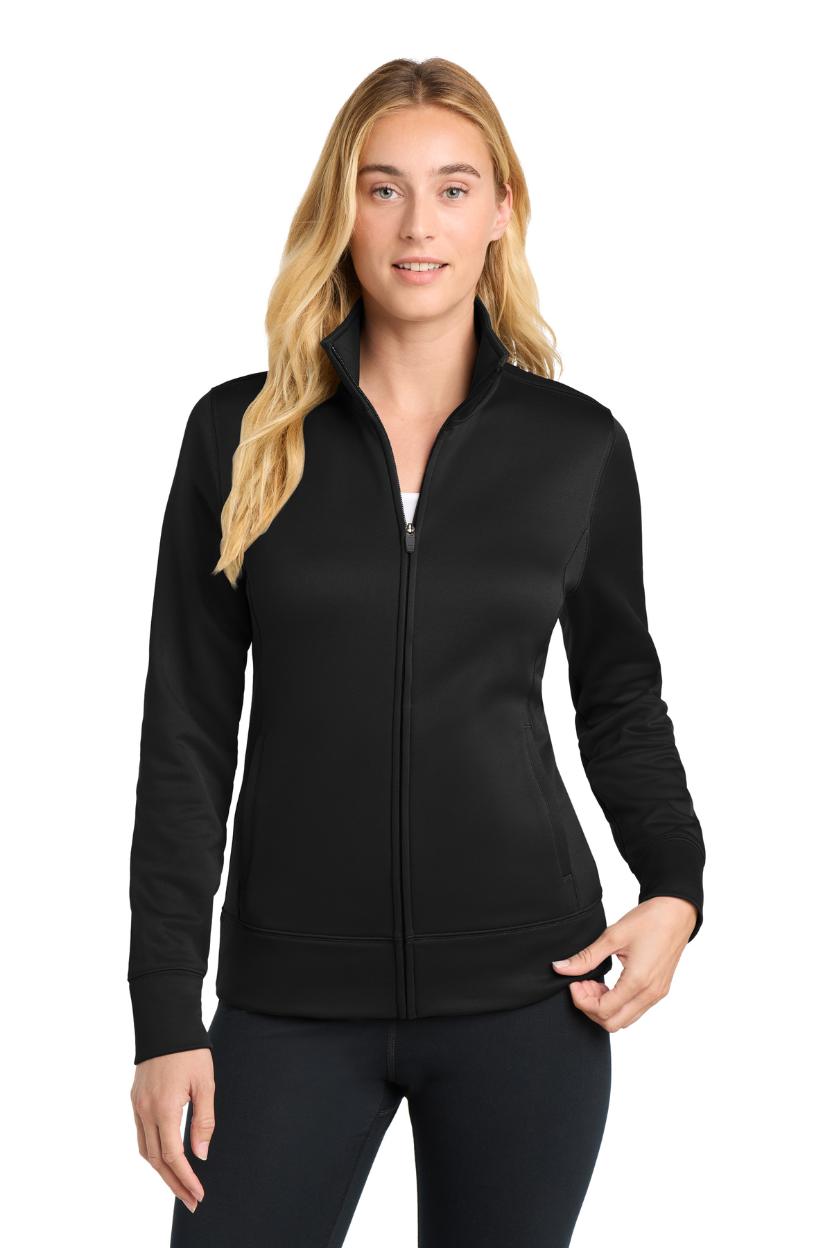 Sport-Tek Women's Sport-Wick Fleece Full-Zip Jacket. LST241 42