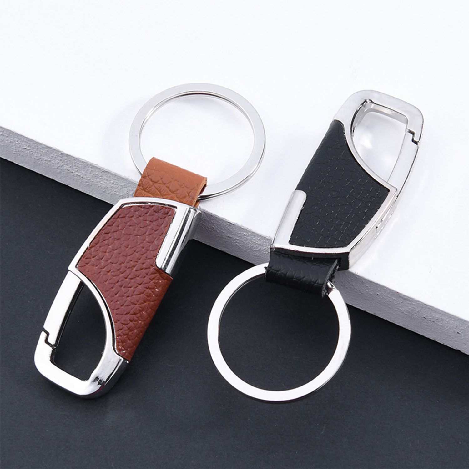 PU Leather Keychain Key Ring 2