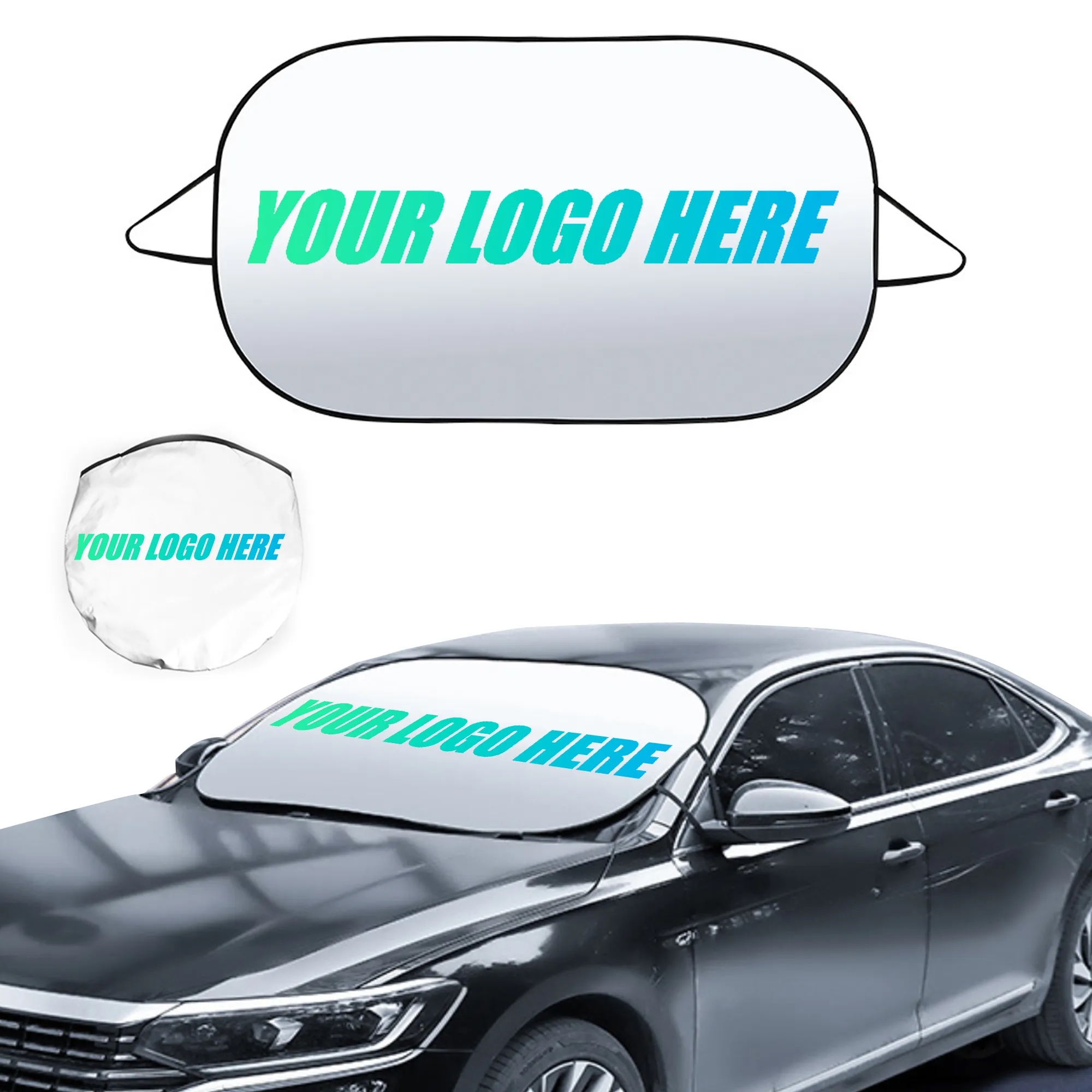 Dual Panel Car Sun Shade 1