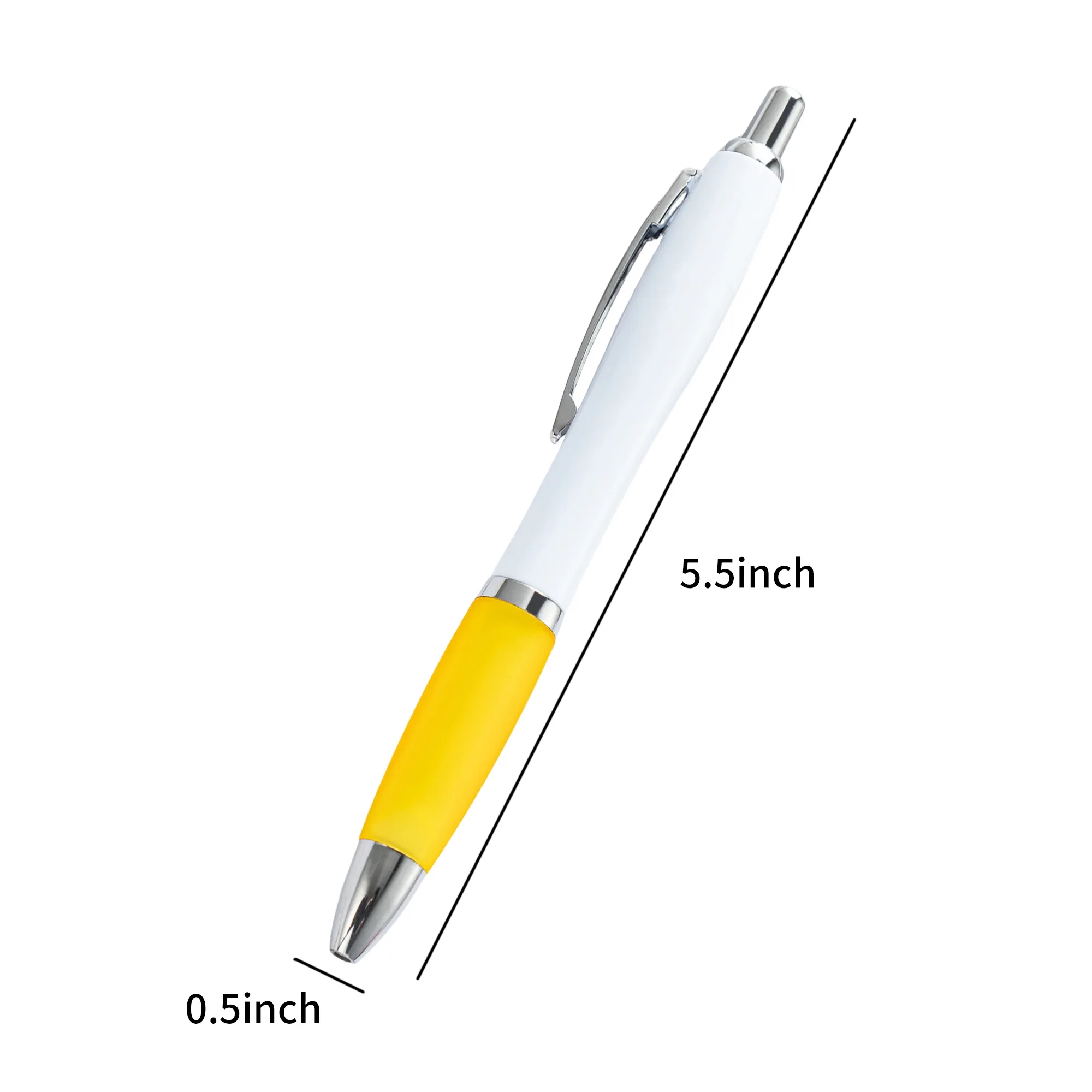 Lightweight Retractable Ballpoint Pen for Office or School 7