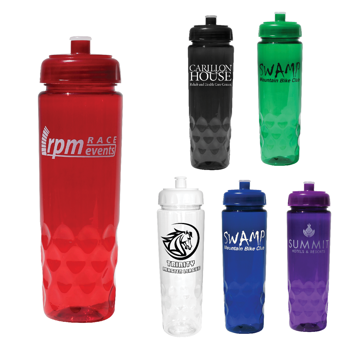 24 oz. Poly-Saver PET Bottle with Push 'n Pull Cap 12
