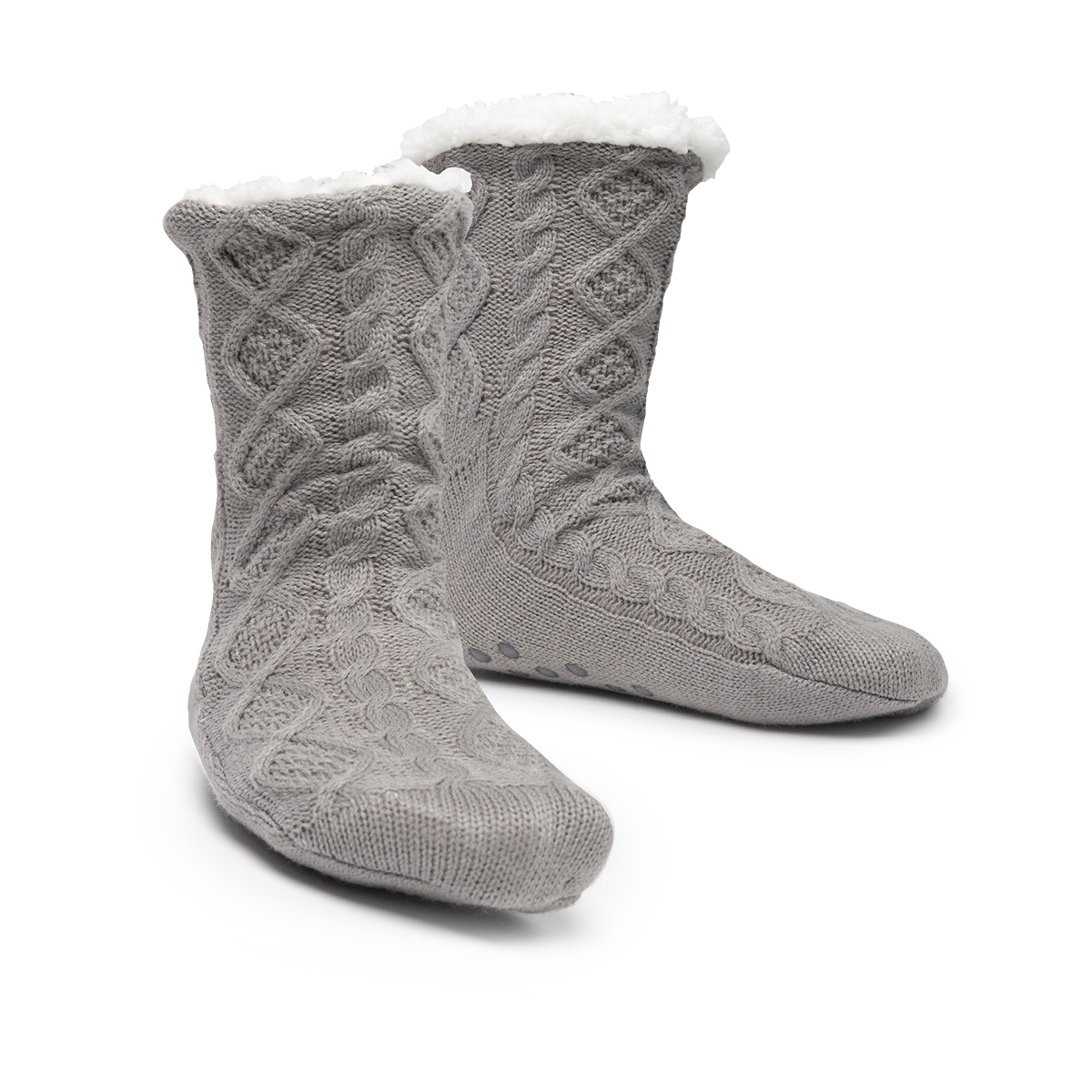 Cozy Cable Knit Slipper Socks 2