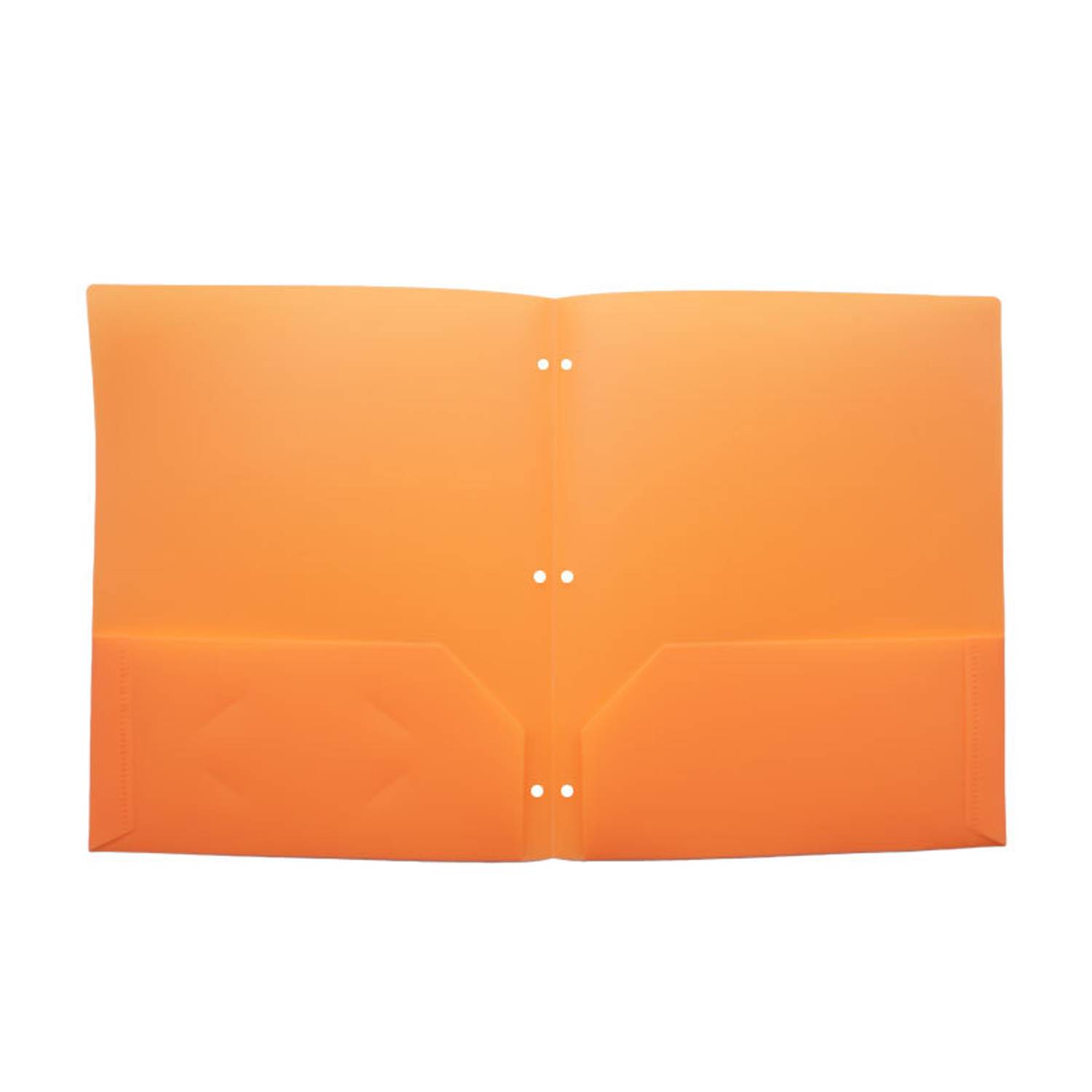 Letter Size Plastic 2-Pocket File Folder 9