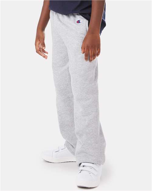 Youth Powerblend® Open-Bottom Sweatpants with Pockets - P890 5