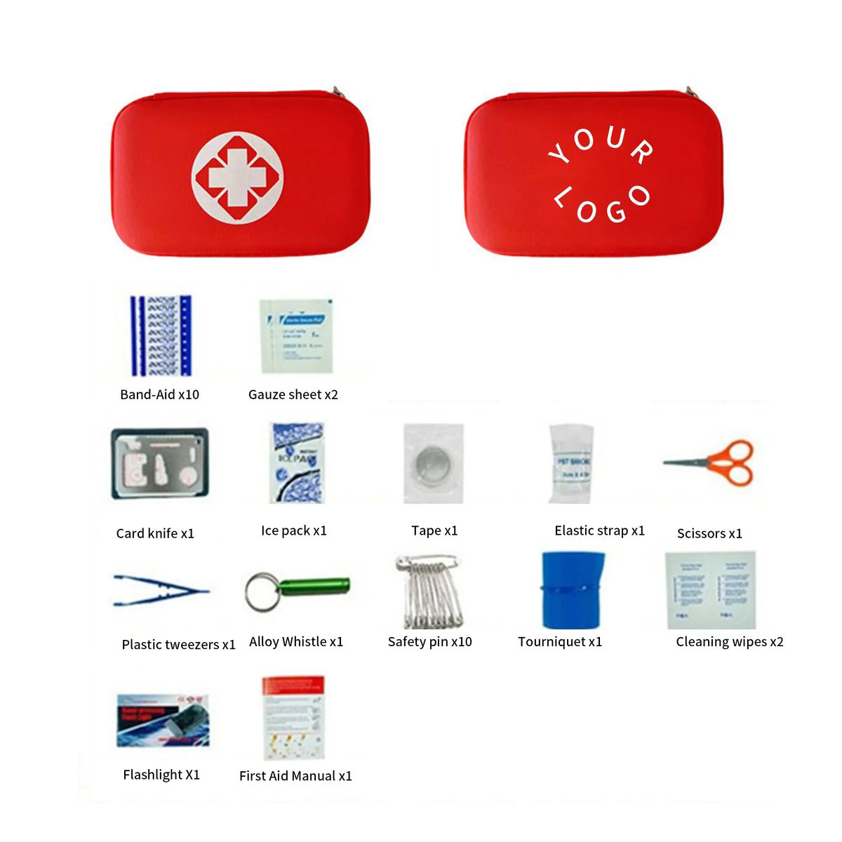 Emergency Medical Kit with Portable Protective Case 2