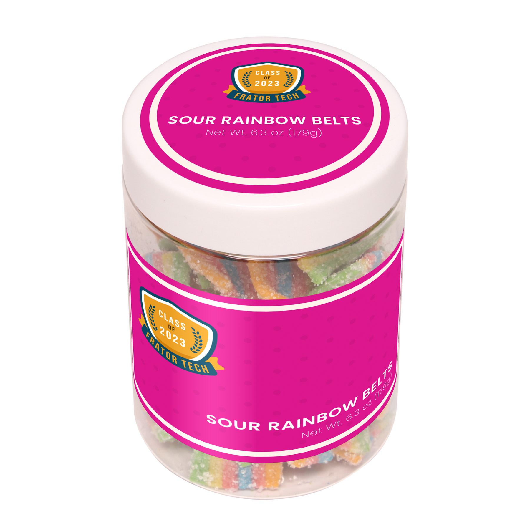 Sour Rainbow Belts: Large Jar 4