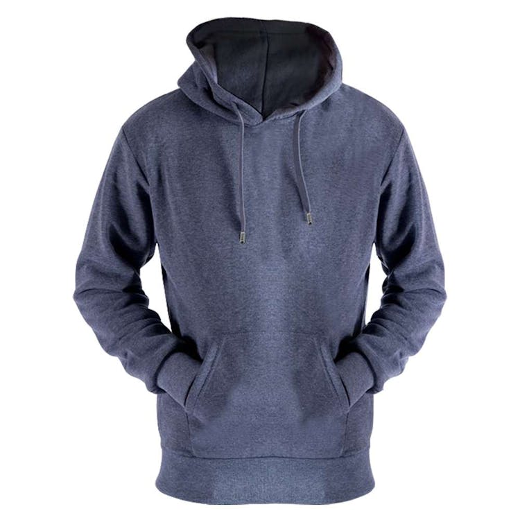 Fleece Pullover Hoodies - Size Small Dark Gray, custom hoodie or sweatshirt with logo imprint 2