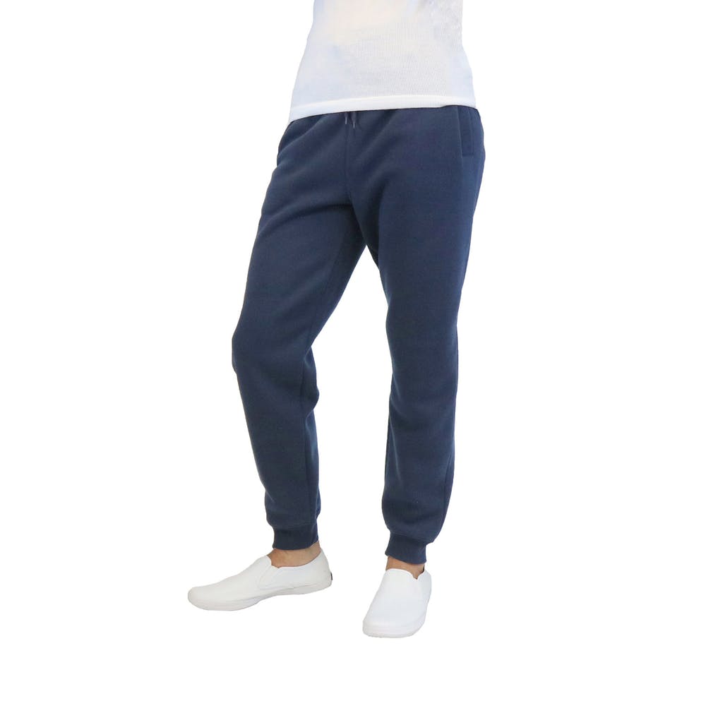 Men's Heavyweight Joggers - S-2X Navy Fleece 1