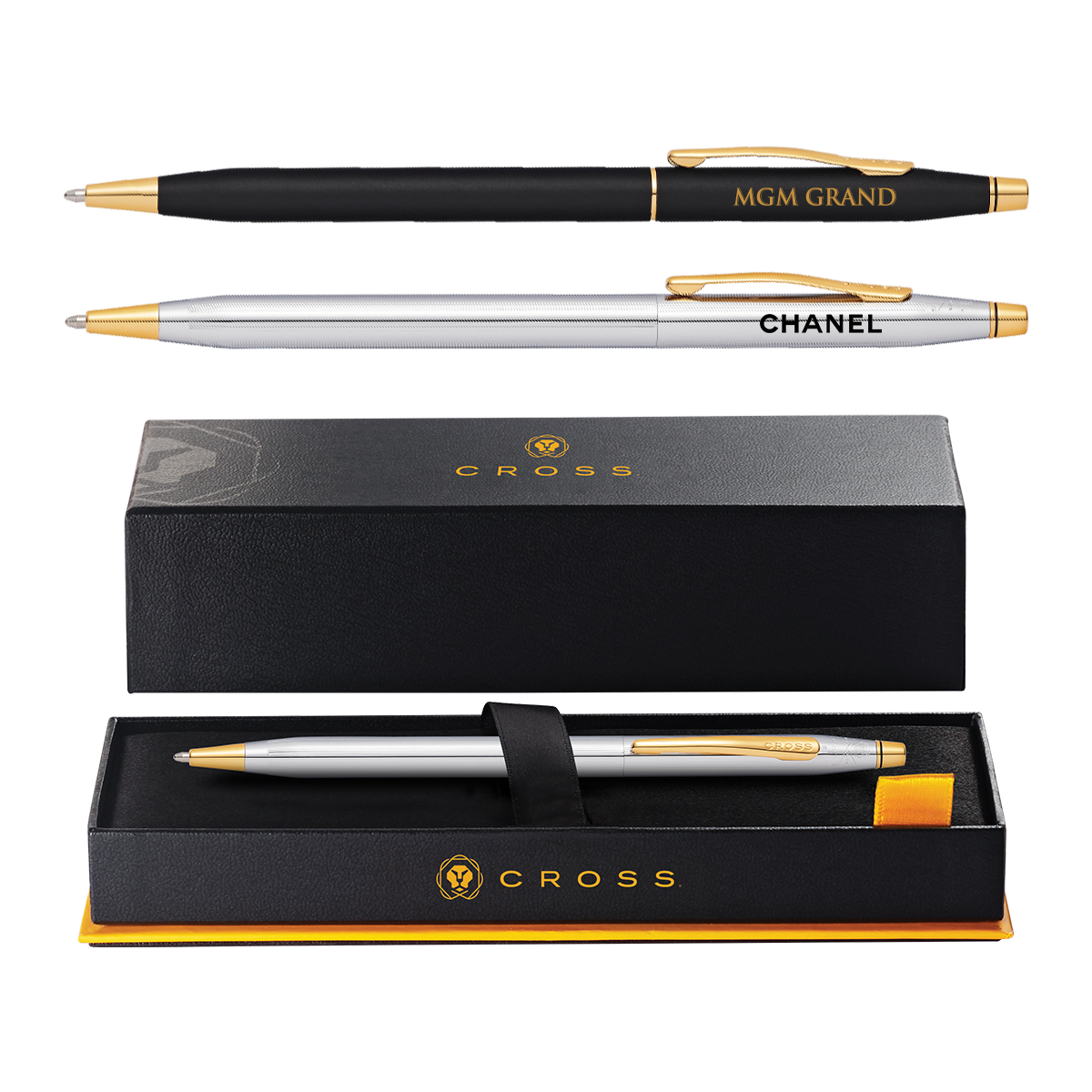 Cross® Classic Century Ballpoint Pen with 23kt Gold Plated Appointments 11