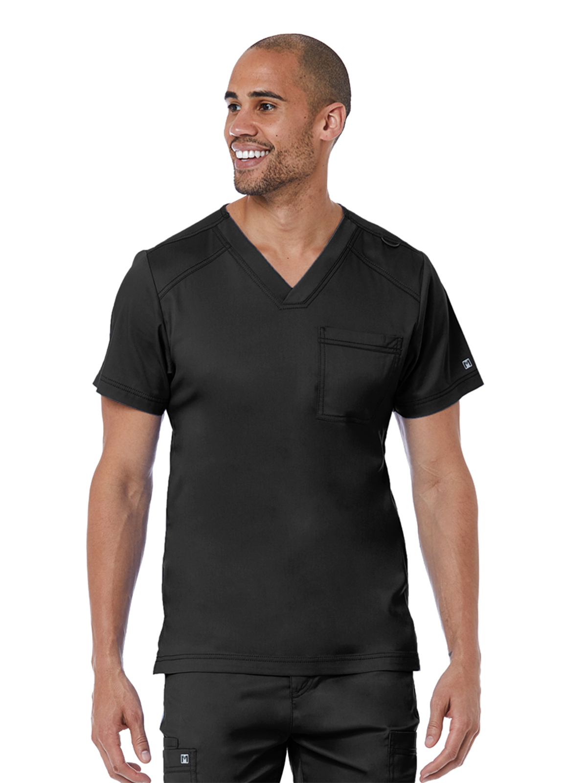 Maevn - Matrix - Men's One-Pocket V-Neck Top 2