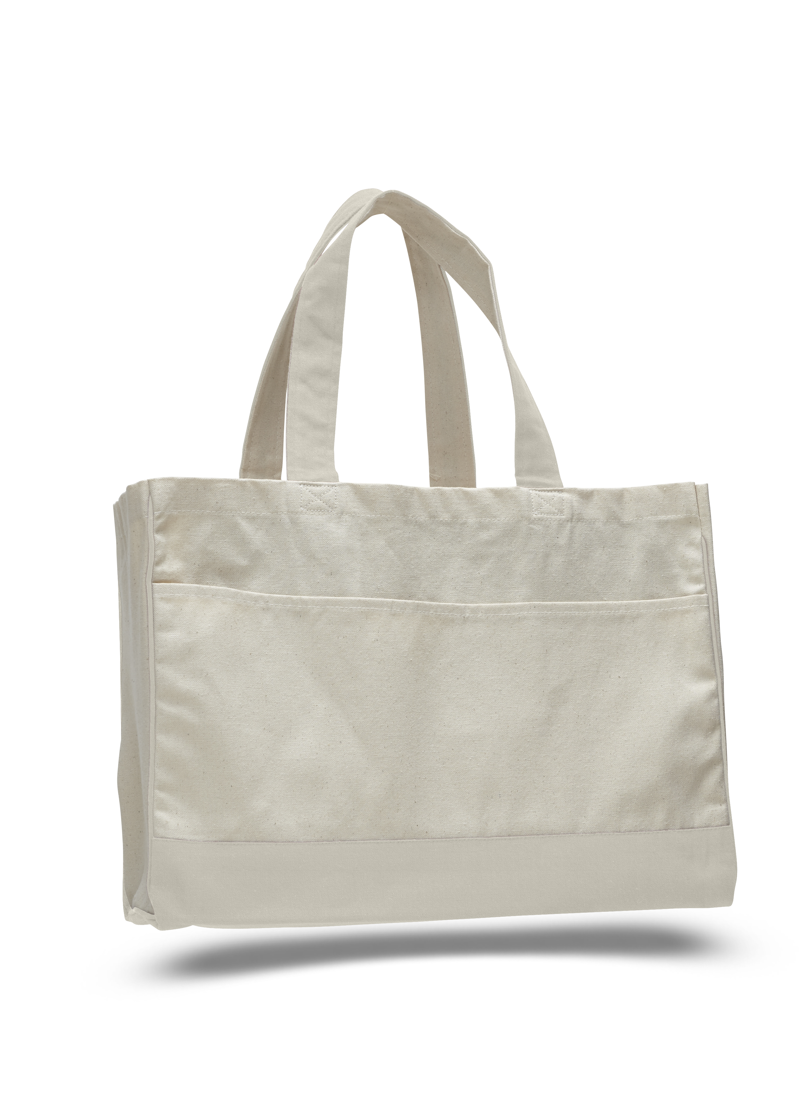 Heavy 12 oz. Cotton Canvas Shopping Tote - Colors, custom tote bag with logo imprint 2
