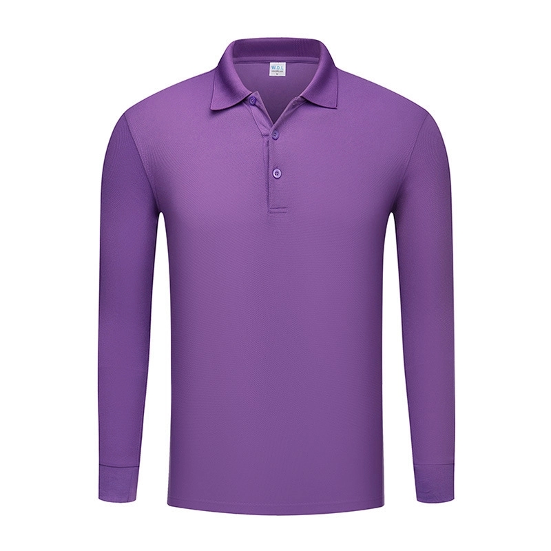 Long-Sleeve Polo Shirts Sweatshirt Tops Pullover 8