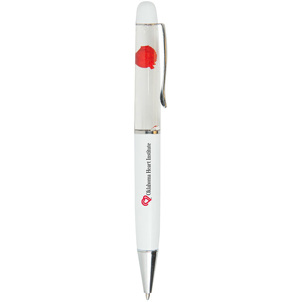 Floating Heart Ballpoint Pen 2