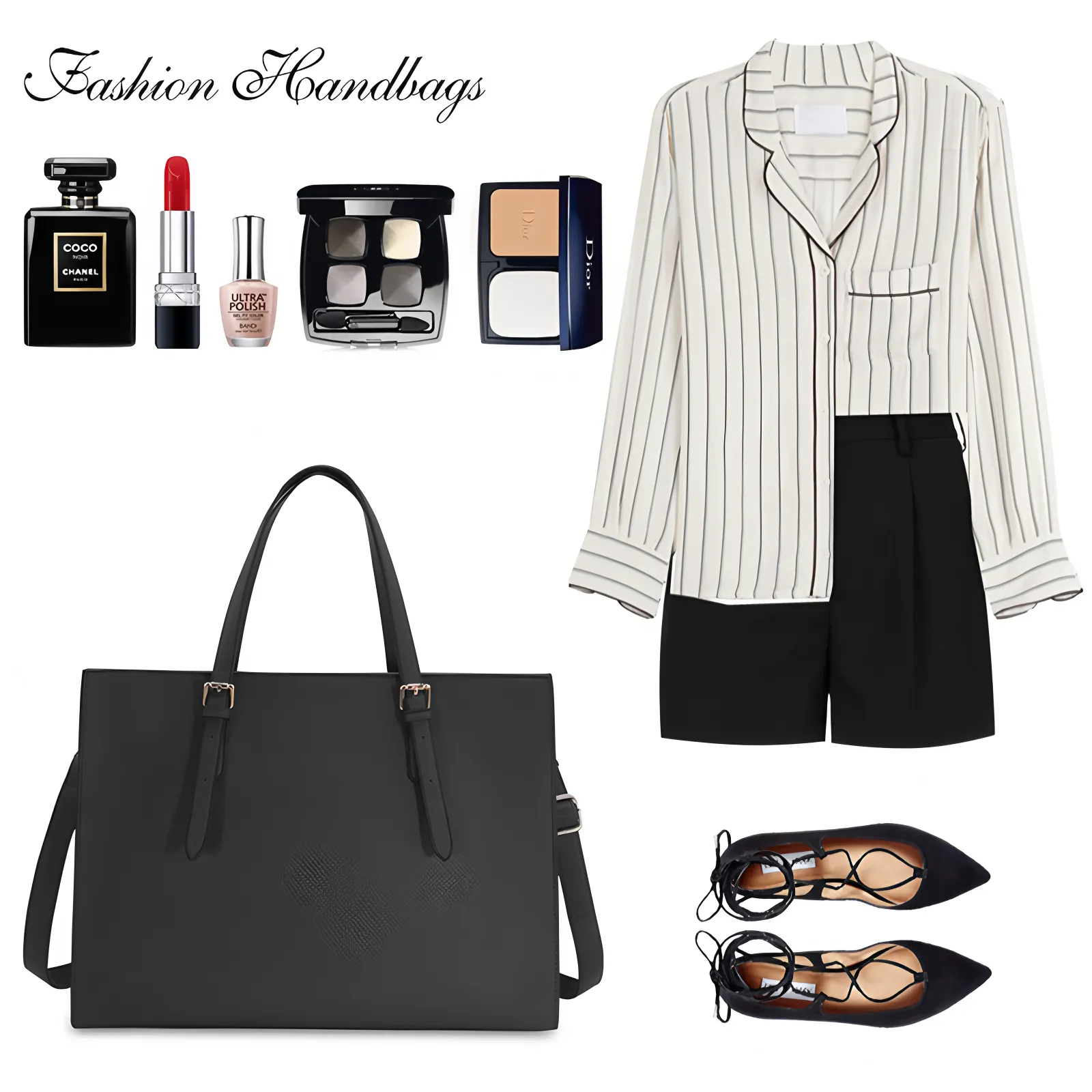 Custom Logo 15.6 Inch Leather Laptop Tote Bag for Women Business Corporate Gift 3