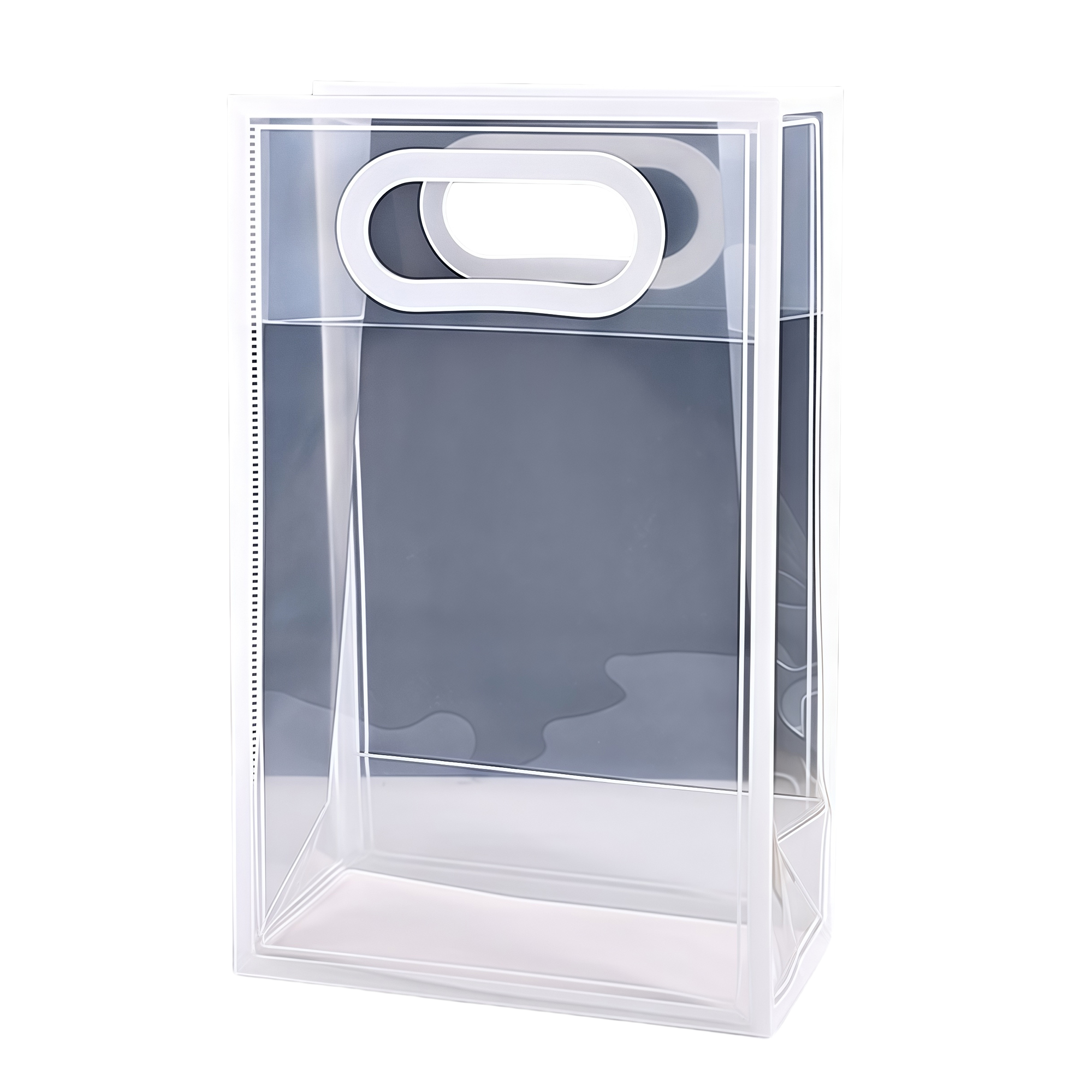 PP Clear Gift Bags for Cosmetics Wedding Favors 30x22x11cm Large Durable Reusable Waterproof Handled 2