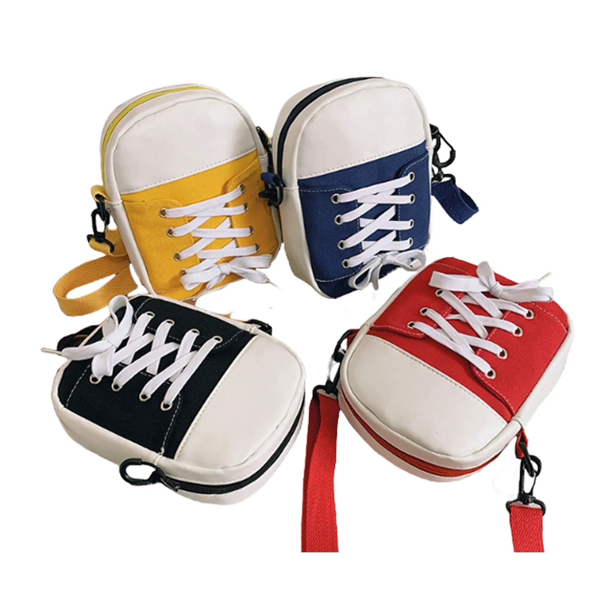 Spliced Canvas Crossbody Bag 2