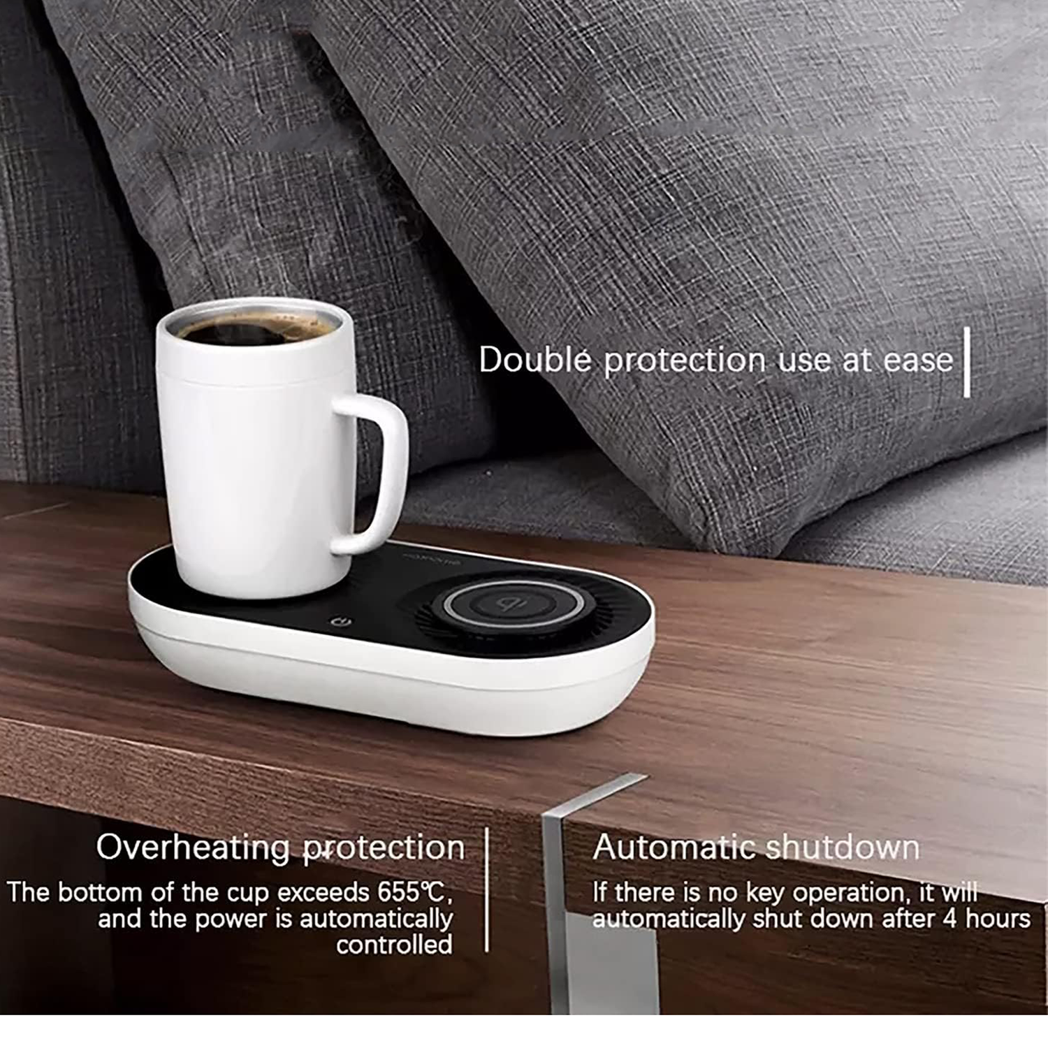 Three in one function desktop intelligent insulated cup 3