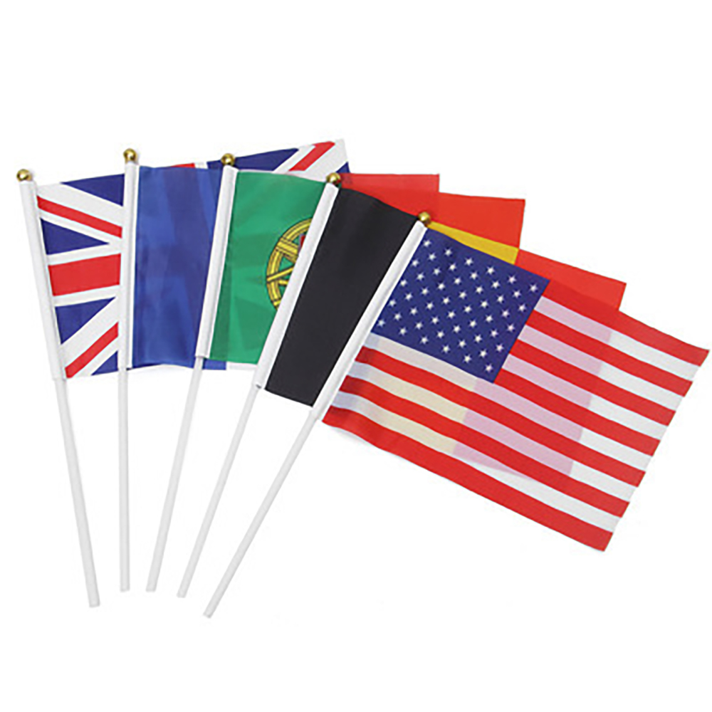 Checkered Racing Stick Flags 2