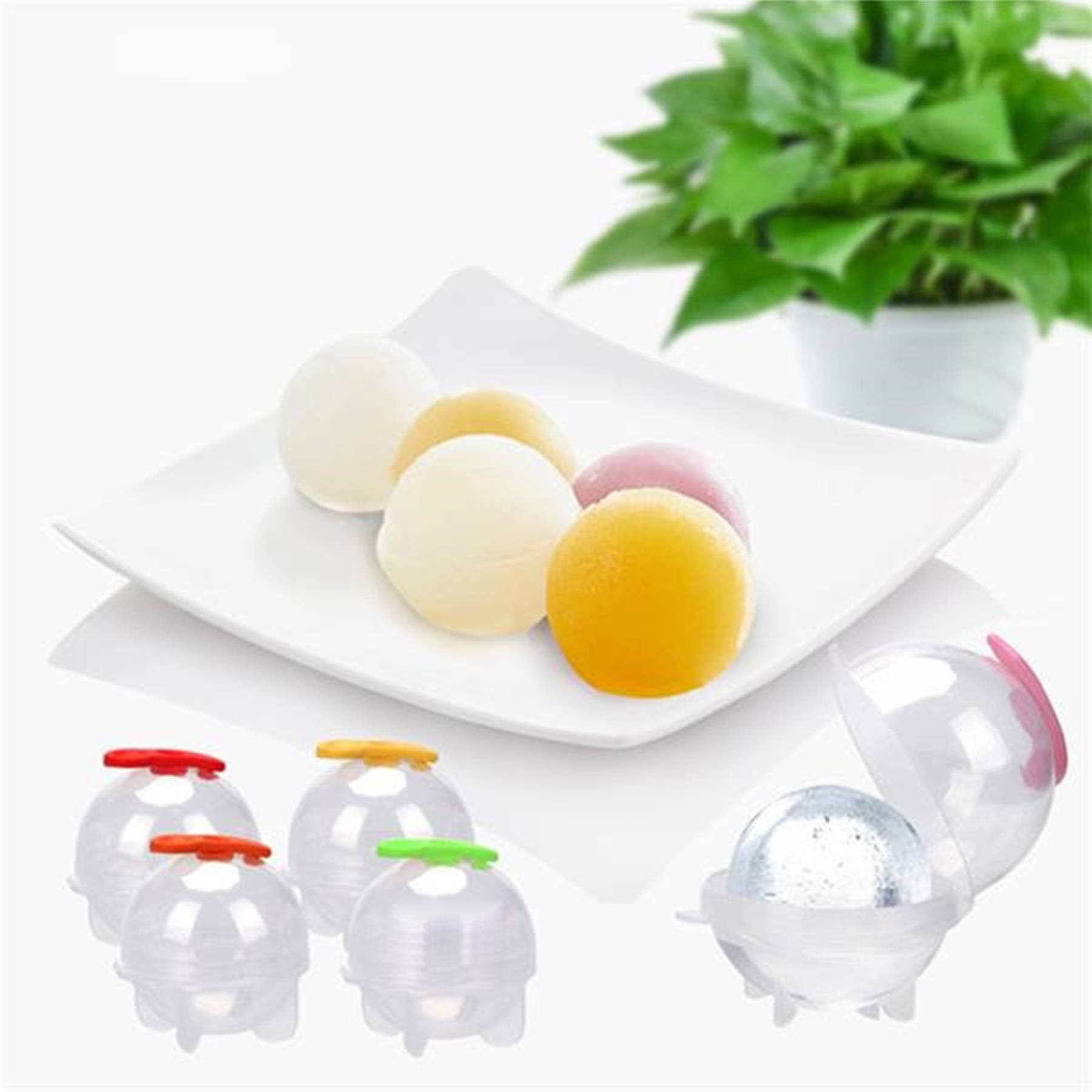 4 PCS Round Ice Cube Molds 5