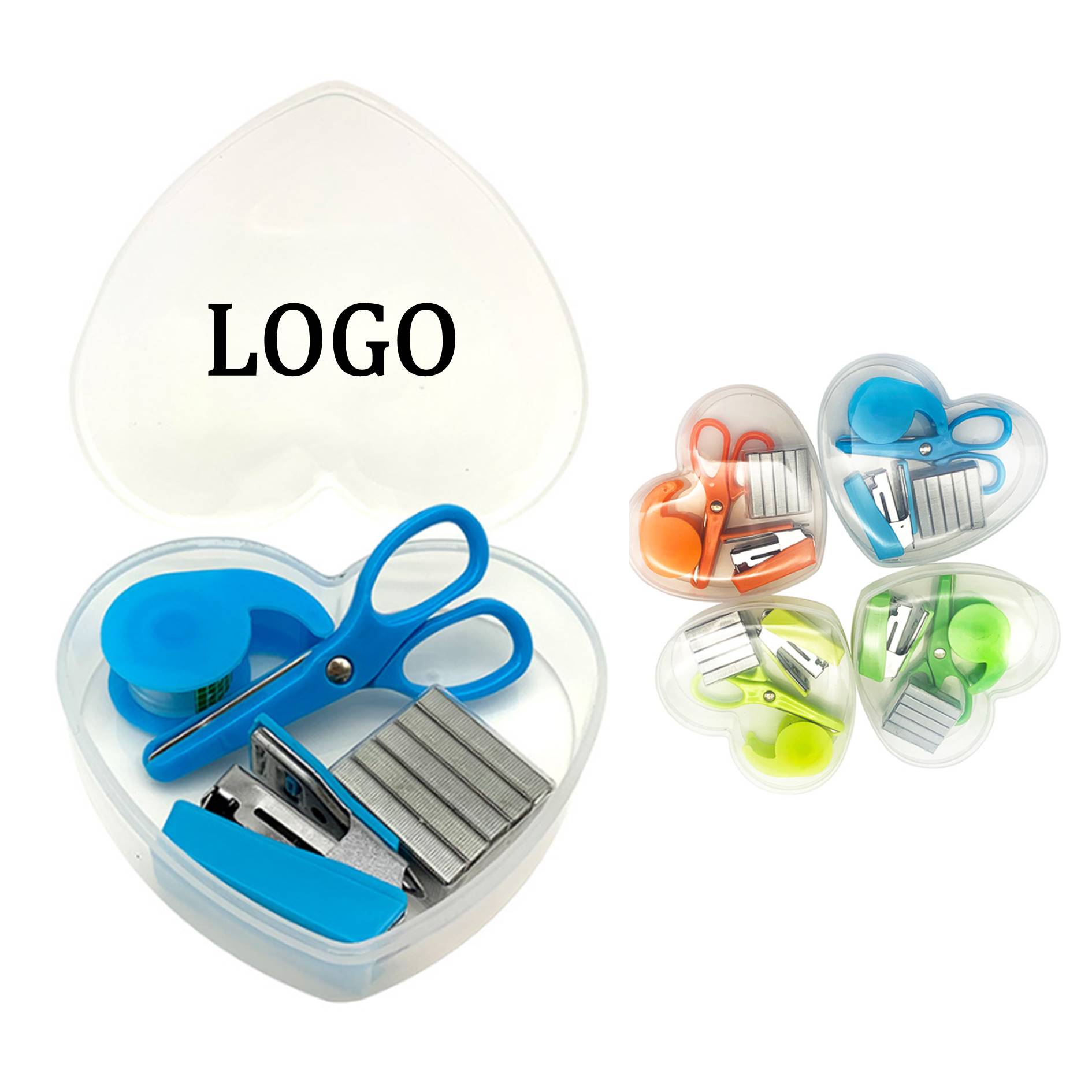 Custom Heart Shaped Mini Stationery Kit 2