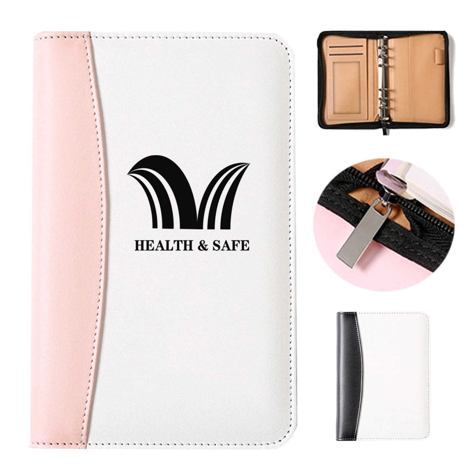 Multi-Functional Business Zipper Bag Notepad 2