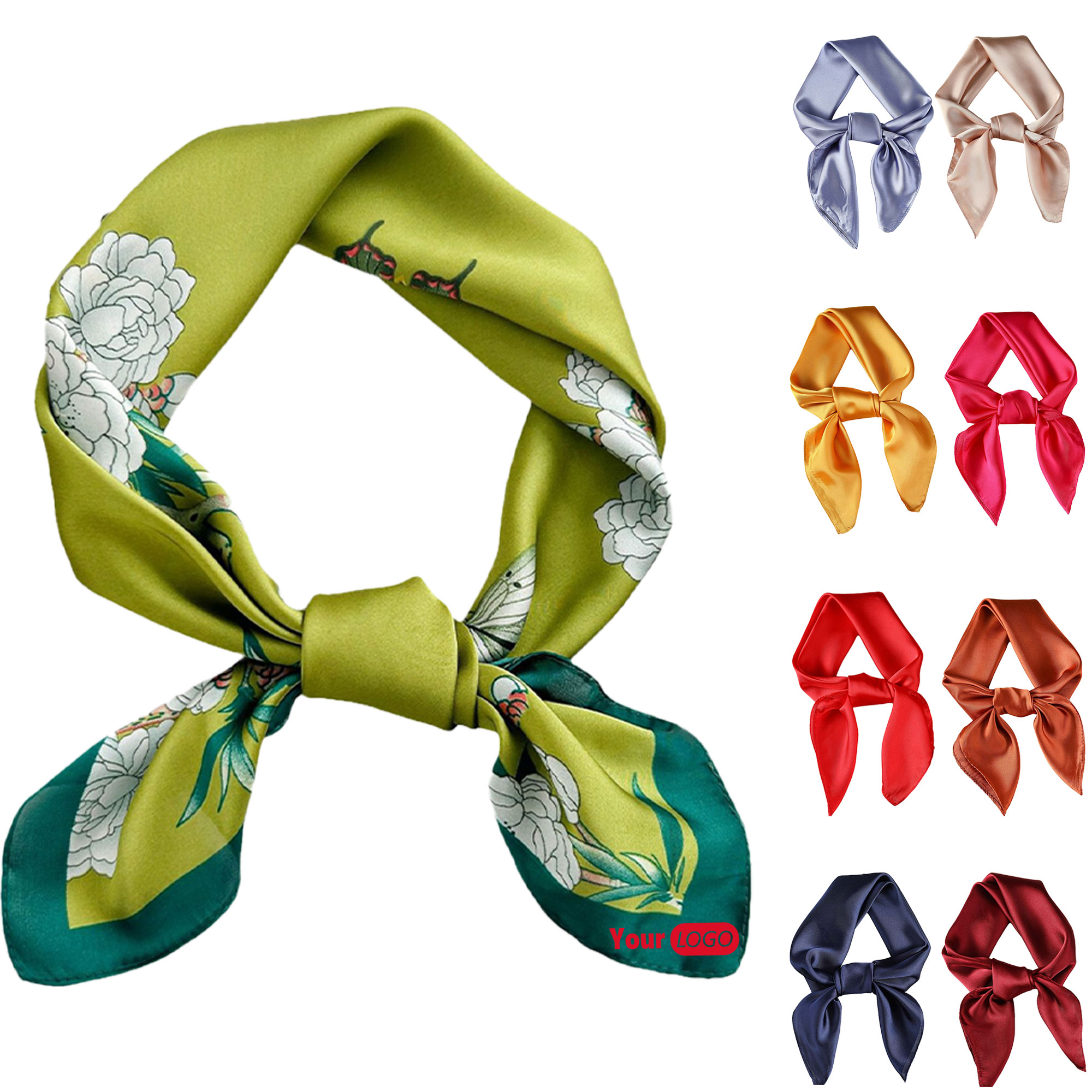 Women Elegant Square Scarf 2