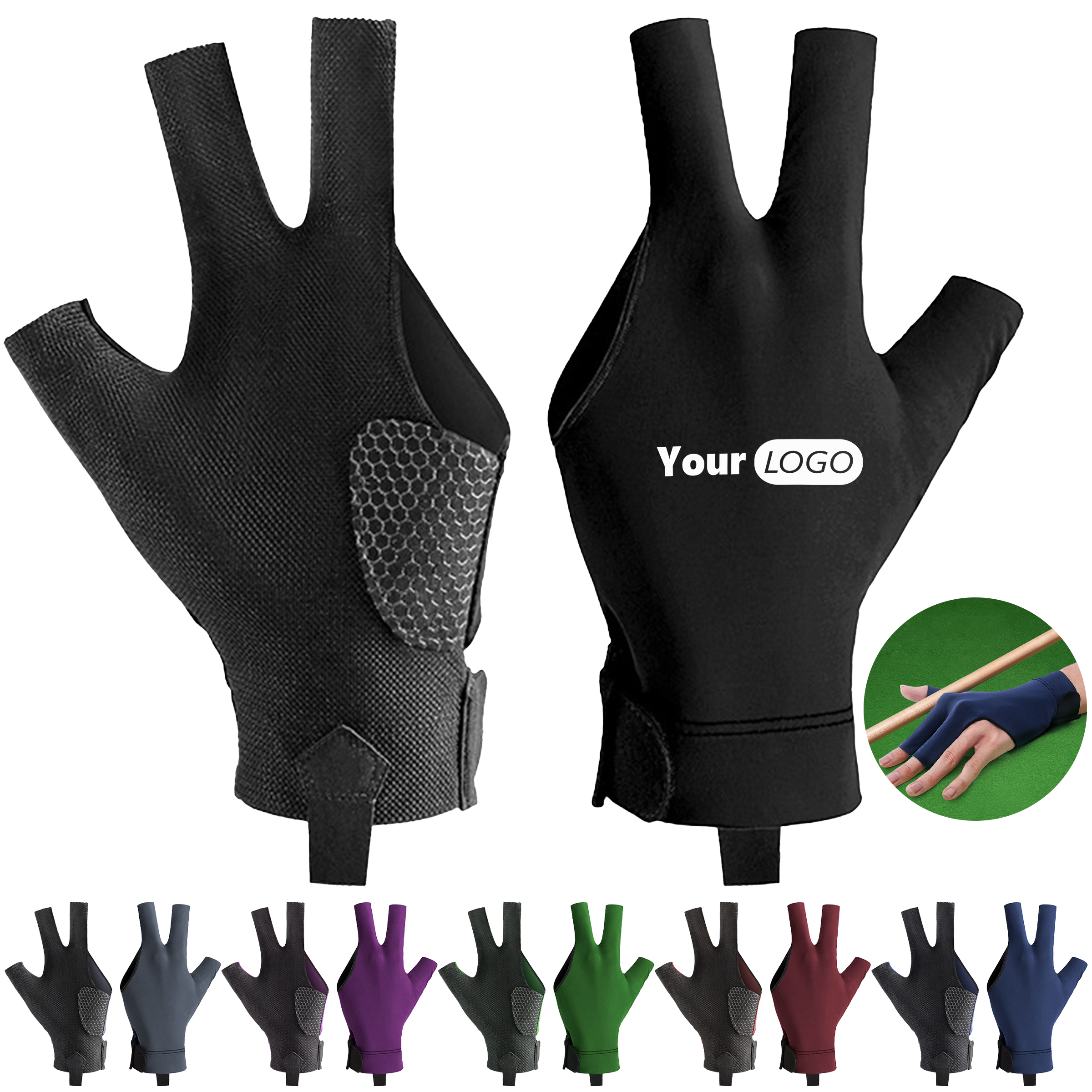 Mesh Anti Slip Table Tennis Touchscreen Gloves 6