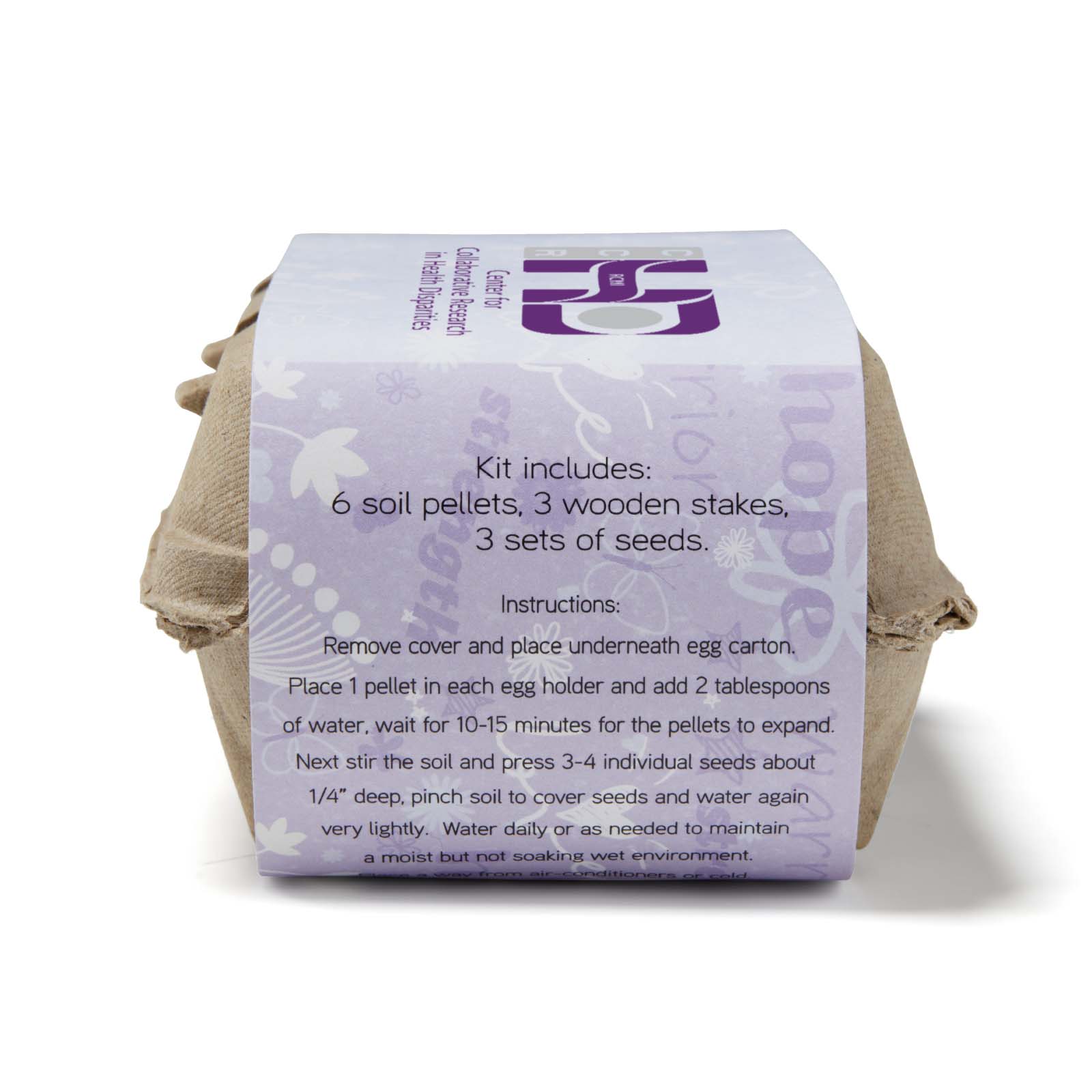 Purple Grow Your Own Garden of Hope Planter Kit 5