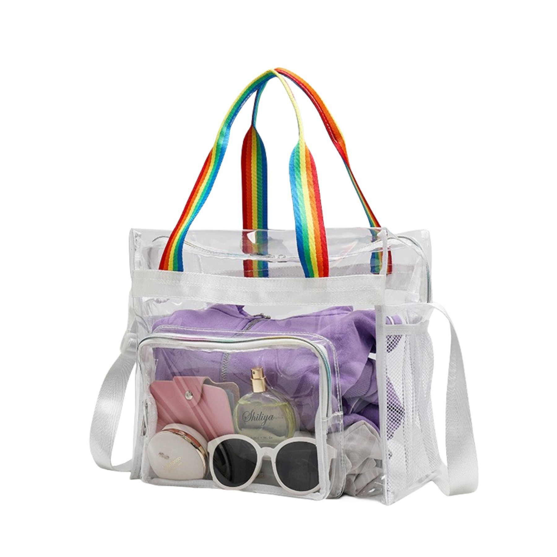 Thickened PVC Handbag Single Shoulder Bag 2