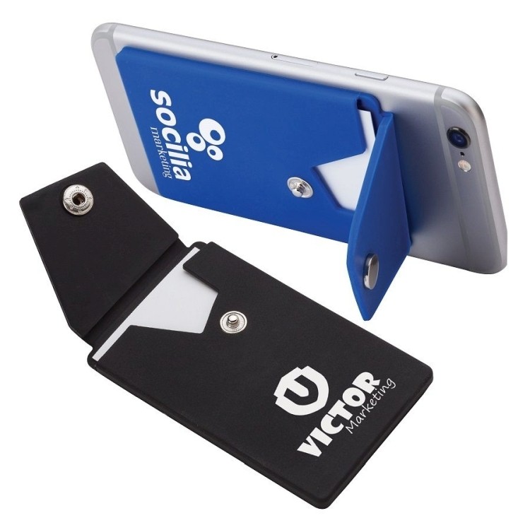 Silicone Phone Wallet / Stand 2